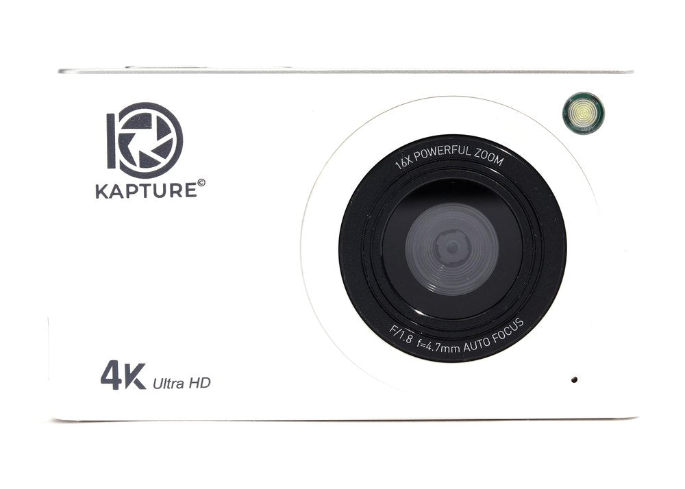 PiX digital camera in White with built-in film looks