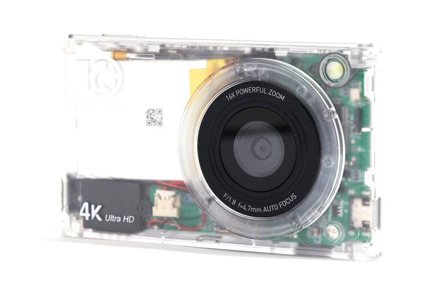 PiX in Clear, angled view